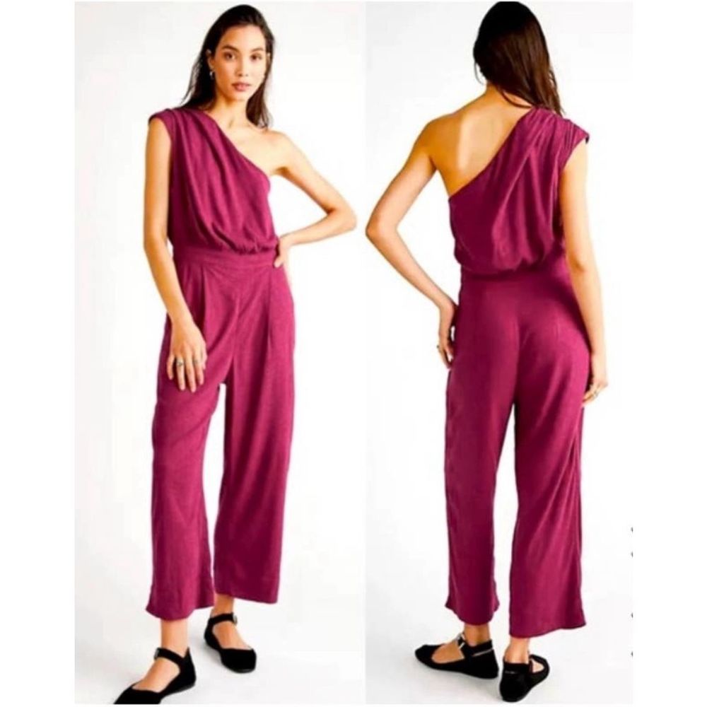 Free People Avery One-Shoulder Jumpsuit 8